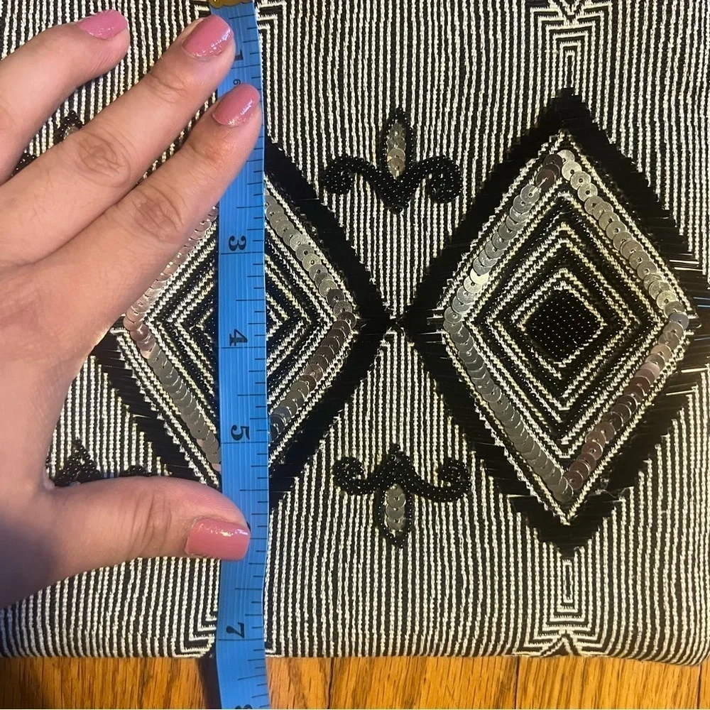 Bamboo clutch new without tags